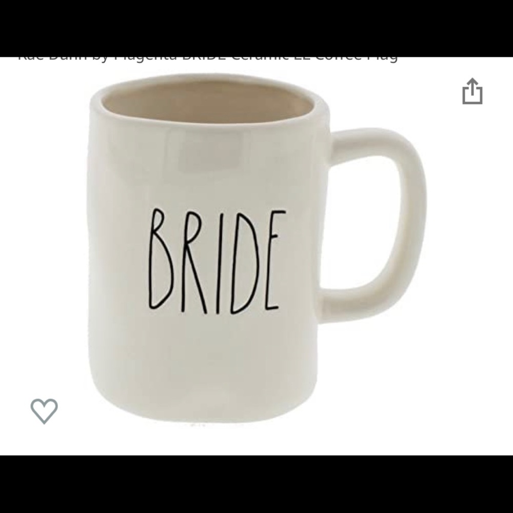 2 bride Rae Dunn mugs - Picture 2 of 2